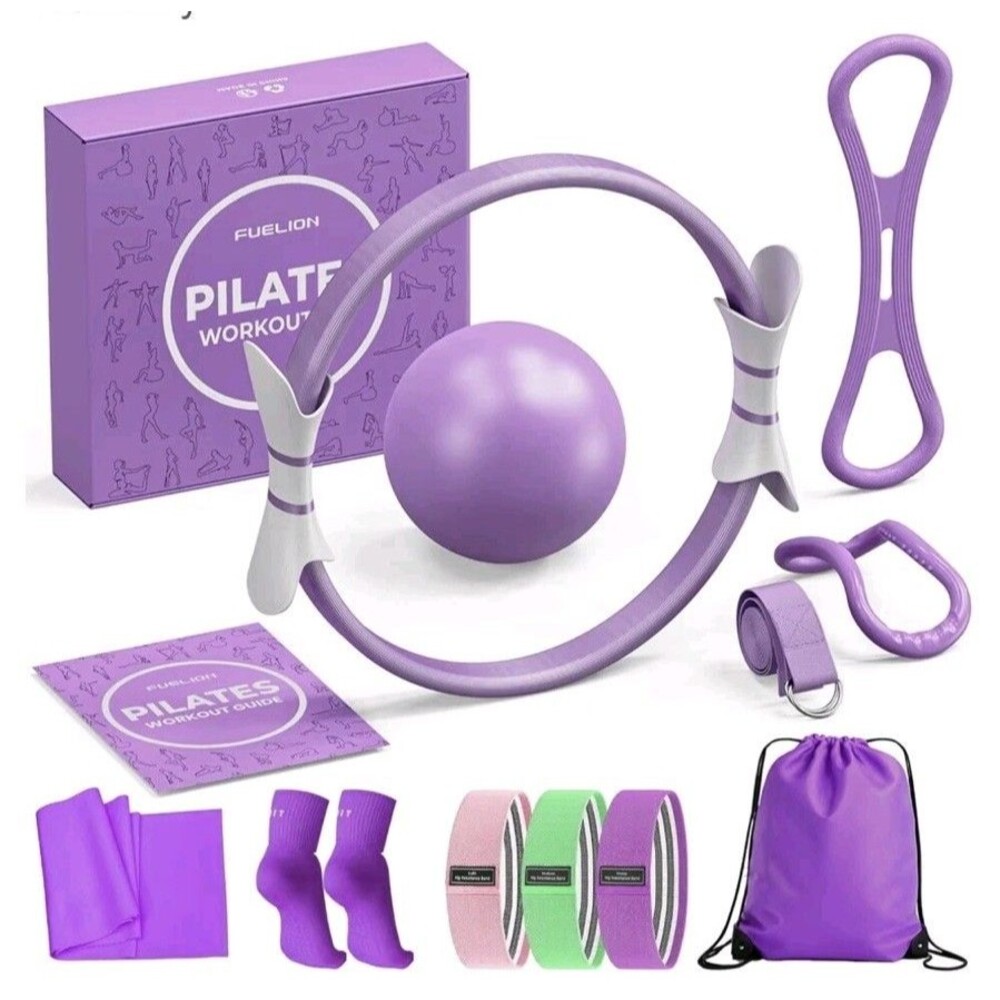 Fuelion Pilates Yoga Workout Set New